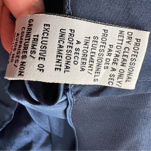 Monique‎ Lhuillier Embellished Fit and Flare Sparkle Navy Blue Tulle Cocktail 8 - Picture 11 of 15